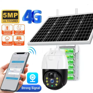 4G Solar PTZ Camera Low Power Battery PTZ Outdoor Waterproof 2 Way Audio PIR Human Detection Video Surveillance Security Camera