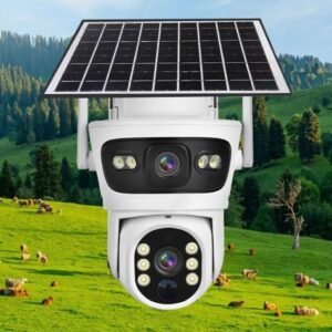6MP Dual Lens AOV 4g Solar Ptz Camera Low Power 4K 8MP Color Night Vision With Audio Outdoor Waterproof Camera